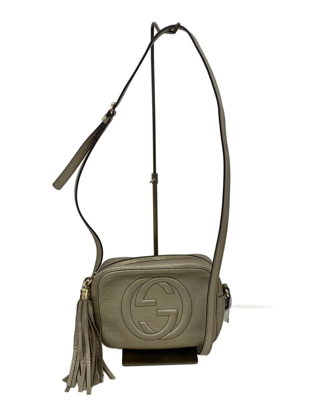 Gucci Disco Bag Soho Leather Silver